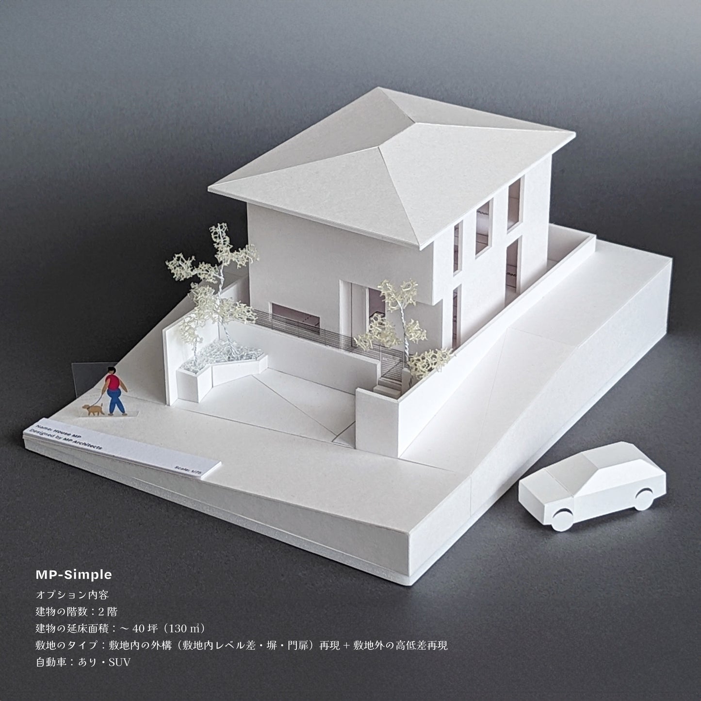 【営業提案向け】オーダーメイド建築模型:MP Simple