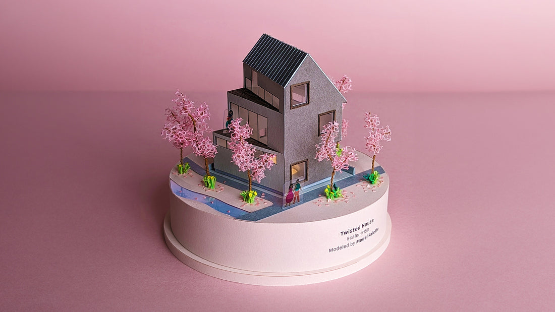 オーダーメイドミニチュア建築模型：MM01の新しいスタイル「春 / Spring」を発売開始！！